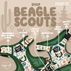 Dog Four Piece Bundle - Peanuts™ Beagle Scouts 28 Dog Four Piece Bundle - Peanuts™ Beagle Scouts -Furfinity Cheap Shop m