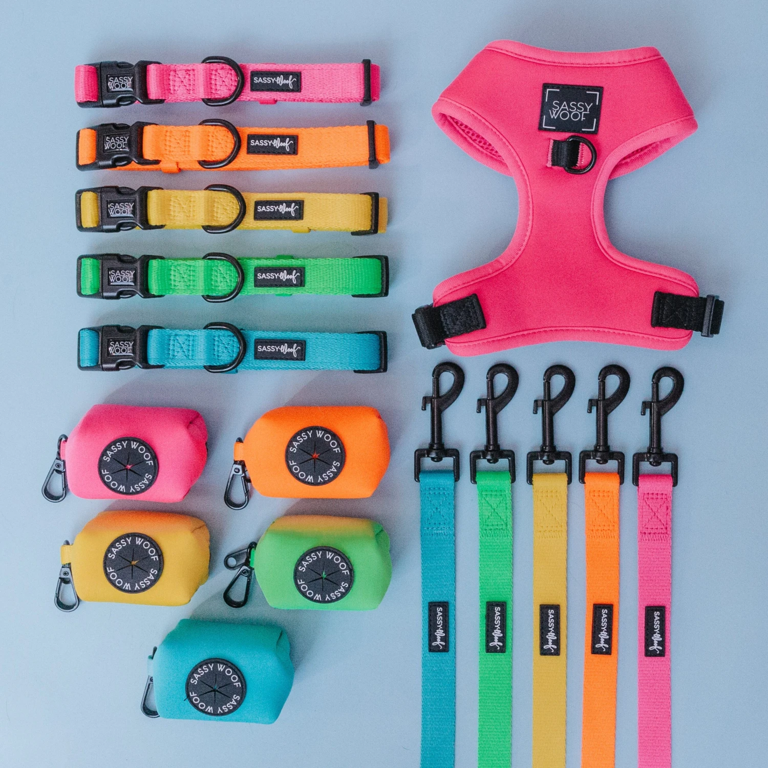 Dog Waste Bag Holder - Neon Pink 5 Dog Waste Bag Holder - Neon Pink - Image 3