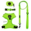 Dog Four Piece Bundle - Neon Green -Furfinity Cheap Shop neon green dog bundle patented 2
