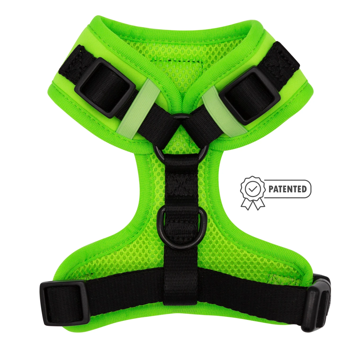 Dog Adjustable Harness - Neon Green 4 Dog Adjustable Harness - Neon Green - Image 2