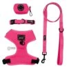Dog Four Piece Bundle - Neon Pink -Furfinity Cheap Shop neon pink dog bundle patented 1