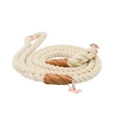 Dog Rope Leash - Natural -Furfinity Cheap Shop new natural dog rope leash 3