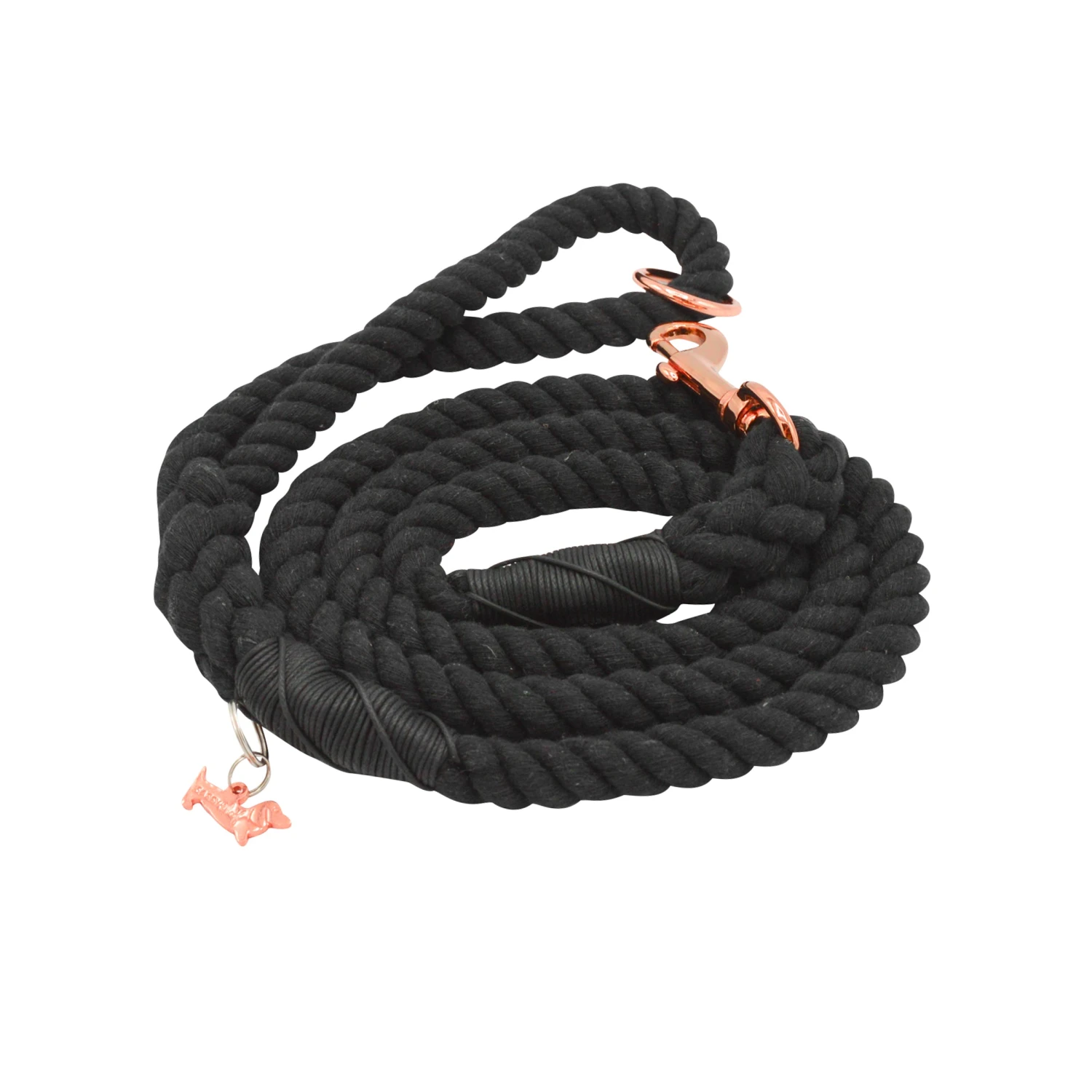 Dog Rope Leash - Noir 5 Dog Rope Leash - Noir - Image 3