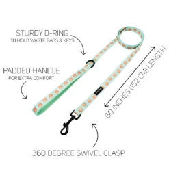 Dog Leash - Peach Please -Furfinity Cheap Shop peach please leash guide afa10d1b b497 46f8 af61 ac839b862331