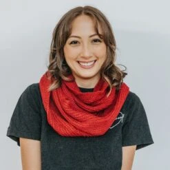 Human Infinity Scarf - Red 11 Human Infinity Scarf - Red -Furfinity Cheap Shop red human scarf