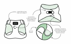 Cat Step-In Harness - Hello Kitty® Red Classic -Furfinity Cheap Shop sassymeowdiagram d158f16a 1df5 4bae bfb0 8ba5cccb65b7