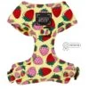 Dog Adjustable Harness - Strawberry Fields Furever -Furfinity Cheap Shop strawberry fields furever dog adjutable harness patented 2