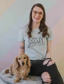 Support Small Businesses Tee -Furfinity Cheap Shop support small business shirt 2 1