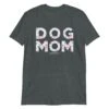 Dog Mom Tee (Sakura) -Furfinity Cheap Shop unisex basic softstyle t shirt dark heather front 63adcfb872338