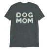 Dog Mom Tee (Sweets & Pawfee) -Furfinity Cheap Shop unisex basic softstyle t shirt dark heather front 63add5e029488