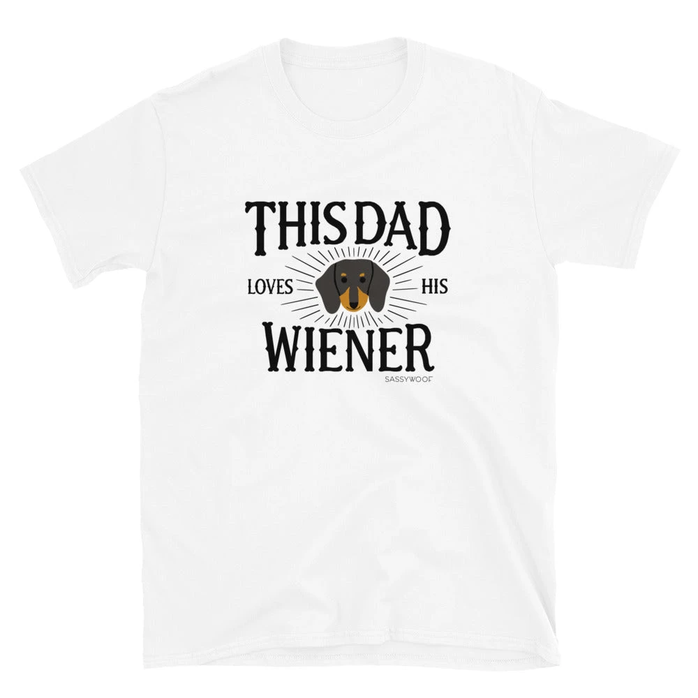 This Dad Loves His Wiener Tee 4 This Dad Loves His Wiener Tee - Image 2