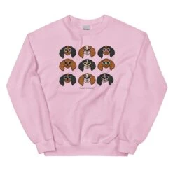 Cavalier Sweatshirt 8 Cavalier Sweatshirt -Furfinity Cheap Shop unisex crew neck sweatshirt light pink front 6407ae3233f44