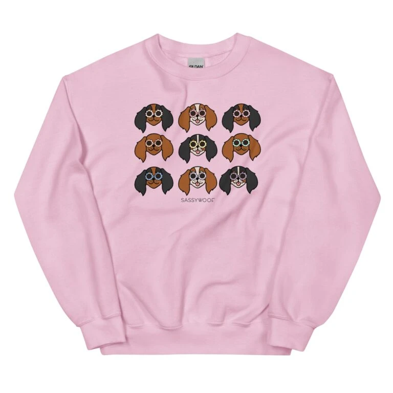 Furfinity Cheap Shop -Furfinity Cheap Shop unisex crew neck sweatshirt light pink front 6407ae3233f44 768x768 1