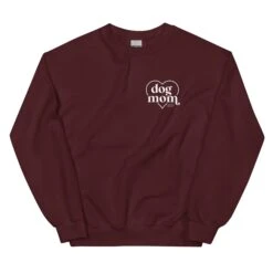 Dog Mom Sweatshirt 8 Dog Mom Sweatshirt -Furfinity Cheap Shop unisex crew neck sweatshirt maroon front 62a0b2475e16d