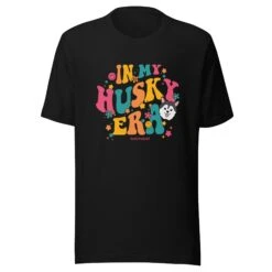 In My Dog Era Tee (Husky) -Furfinity Cheap Shop unisex staple t shirt black front 65d6281e3a0b1