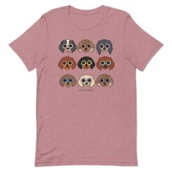 Doxie Tee -Furfinity Cheap Shop unisex staple t shirt heather orchid front 6408d3a2efb7c