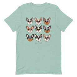 Corgi Tee 9 Corgi Tee -Furfinity Cheap Shop unisex staple t shirt heather prism dusty blue front 640742d0d1c96
