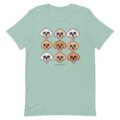 Golden Tee -Furfinity Cheap Shop unisex staple t shirt heather prism dusty blue front 640744fa719d8