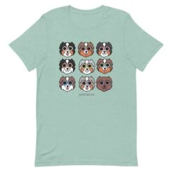 Aussie Tee -Furfinity Cheap Shop unisex staple t shirt heather prism dusty blue front 640747e968dc9