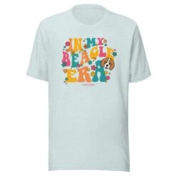 In My Dog Era Tee (Beagle) -Furfinity Cheap Shop unisex staple t shirt heather prism ice blue front 65d62276c2b51