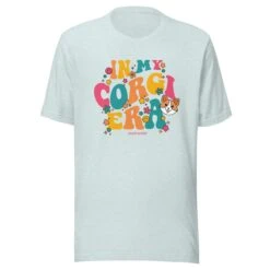 In My Dog Era Tee (Corgi) -Furfinity Cheap Shop unisex staple t shirt heather prism ice blue front 65d625cf87a4e