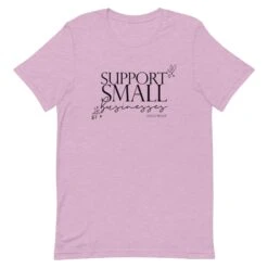 Support Small Businesses Tee -Furfinity Cheap Shop unisex staple t shirt heather prism lilac front 629f9e4ba6280