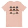 Doxie Tee 1 Doxie Tee -Furfinity Cheap Shop unisex staple t shirt heather prism peach front 6408d3a2ed79a