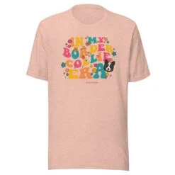In My Dog Era Tee (Border Collie) -Furfinity Cheap Shop unisex staple t shirt heather prism peach front 65d621e7c64d8