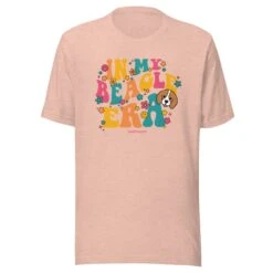 In My Dog Era Tee (Beagle) -Furfinity Cheap Shop unisex staple t shirt heather prism peach front 65d62276bf096