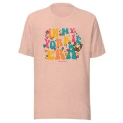 In My Dog Era Tee (Yorkie) -Furfinity Cheap Shop unisex staple t shirt heather prism peach front 65d629c8935fa