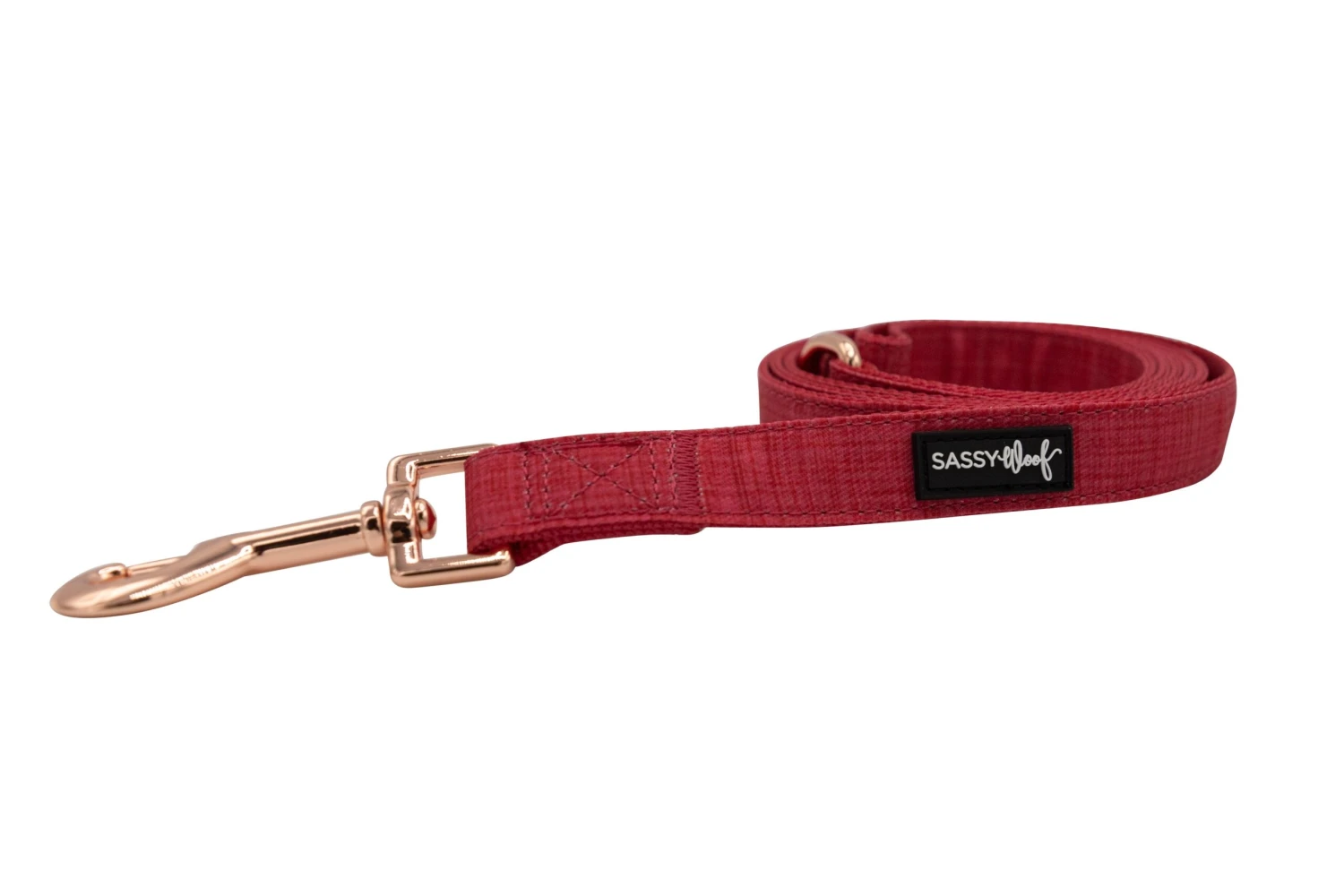Dog Leash - Merlot 5 Dog Leash - Merlot - Image 3