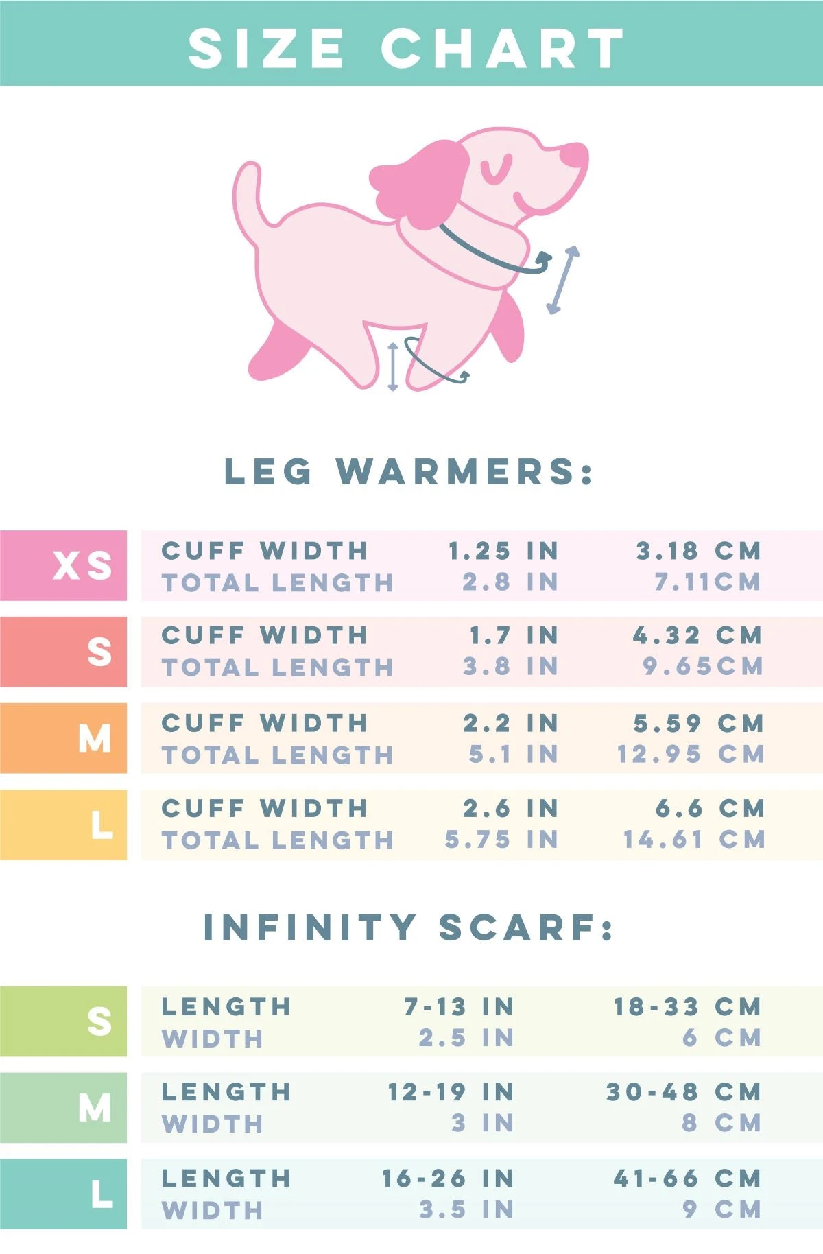 Dog Bundle - Infinity Scarf & Leg Warmers 4 Dog Bundle - Infinity Scarf & Leg Warmers - Image 2